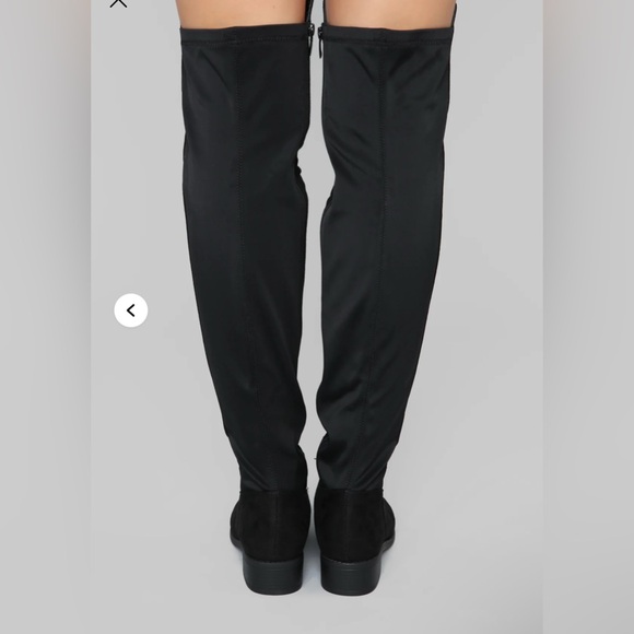 Fashion Nova Marja Over The Knee Boot - Black - Picture 4 of 7